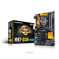 Alaplap H97 skt1150 4xDDR3 1600MHz RAID 2xPCI-E 1xGBE LAN 6xSATA3 8xUSB2.0 6xUS illusztráció, fotó 1