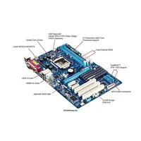 Alaplap P61-USB3-B3 skt1155 H61 2xDDR3 1333MHz 1xGBE LAN 8xUSB2.0 2xUSB3.0 3 év illusztráció, fotó 4