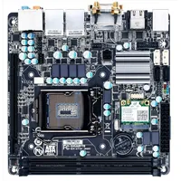 Z77N-WIFI mini-ITX skt1155 Z77, 2xDDR3 2800MHz, 2xSATA3, 2xGBE LAN, 6xUSB2.0, 4 illusztráció, fotó 2