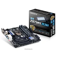 Alaplap Z87MX-D3H skt1150 Z87 4xDDR3 2933MHz RAID 3xPCI-E 1xGBE LAN 6xSATA3 8xU illusztráció, fotó 1