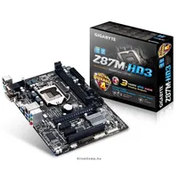 Alaplap Z87M-HD3 skt1150 Z87 2xDDR3 2933MHz RAID 1xGBE LAN 6xSATA3 6xUSB2.0 6xU illusztráció, fotó 1