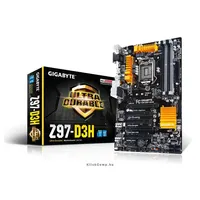 Alaplap Z97 skt1150 4xDDR3 3100MHz RAID 2xPCI-E 1xGBE LAN 6xSATA3 8xUSB2.0 6xUS illusztráció, fotó 1