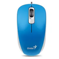 Egér USB Genius DX-110 kék-fekete illusztráció, fotó 2