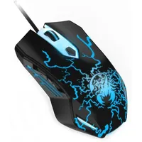 Gamer egér USB Genius Scorpion Spear fekete illusztráció, fotó 2