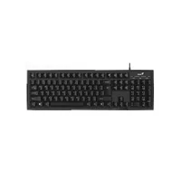 Billentyűzet USB Genius KB-102 fekete HU GENIUS-31300007404 Technikai adatok