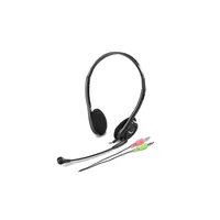Fejhallgató jack Genius HS-200C fekete headset, ár, vásárlás adat-lap