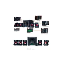Hangfal 5.1 3.5mm 80W távirányító Fekete Genius SW-G5.1 3500 illusztráció, fotó 2