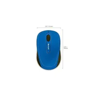 Microsoft Wireless Mobile Mouse3500 Mac/Windows Cobalt Blue Gloss illusztráció, fotó 2