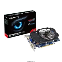 PCI-E AMD R7 250 1024MB DDR5, 128bit, 1100/4600MHz, Dsub, DVI, HDMI, Dual Slot illusztráció, fotó 1