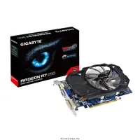 PCI-E AMD R7 250 2048MB DDR3, 128bit, 1100/1800MHz, Dsub, DVI, HDMI, Dual Slot illusztráció, fotó 1