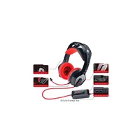 headset HS-G850 gamer illusztráció, fotó 2