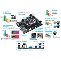 Alaplap H81 LGA1150 mATX Gigabyte illusztráció, fotó 3