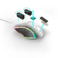 Gamer egér USB Hama uRage Reaper 220 Illuminated fekete illusztráció, fotó 4