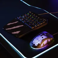 Gamer billentyűzet USB Hama uRage Exodus 410 fekete UK illusztráció, fotó 4