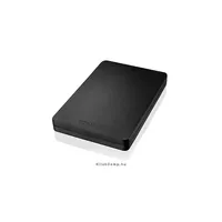 500GB Külső HDD 2.5  USB3.0 Toshiba Canvio Alu Fekete aluminium, metál fényű illusztráció, fotó 1