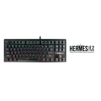 Gamer billentyűzet USB Gamdias HERMES E2 fekete HU illusztráció, fotó 1