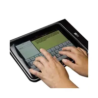 szürke 10  iPad vízhatlan tok illusztráció, fotó 2