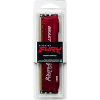 4GB memória DDR3 1600MHz Kingston FURY Beast Red KF316C10BR/4 illusztráció, fotó 5