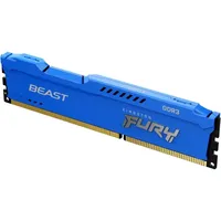 4GB memória DDR3 1600MHz Kingston FURY Beast Blue KF316C10B/4 illusztráció, fotó 2