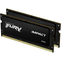 8GB  notebook memória DDR3L 1600MHz (Kit of 2) 1.35V Kingston FURY Impact KF316LS9IBK2 8 KF316LS9IBK2_8 Technikai adatok