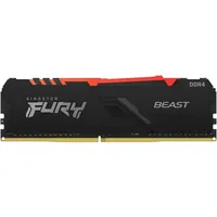 8GB memória DDR4 3000MHz Kingston FURY Beast RGB KF430C15BBA/8 illusztráció, fotó 2