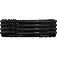 32GB memória DDR4 3000MHz (Kit of 4) Kingston FURY Beast Black KF430C15BBK4/32 illusztráció, fotó 4