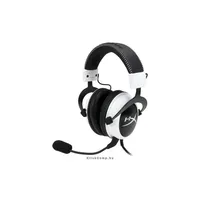 HyperX Cloud fehér 3,5 Jack gamer headset illusztráció, fotó 2