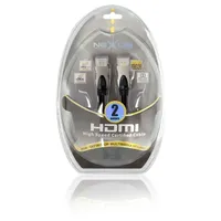 HDMI-HDMI kábel, 2m High-Performance illusztráció, fotó 1