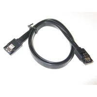 SATA3 adatkábel,sima,fek,60cm,kli illusztráció, fotó 2