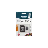 Kingmax 8GB micro SD Card Class 6+adapter (élettartam gar) - Már nem forgalmazo illusztráció, fotó 1