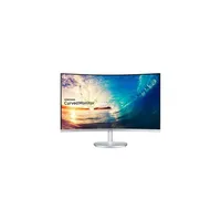 Monitor 27  FullHD 1920x1080 Ívelt LED VA 4ms Mega DCR HDMI DP fehér Samsung C2 illusztráció, fotó 2