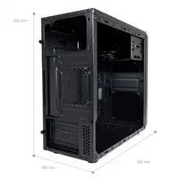 Számítógépház LC Power mATX illusztráció, fotó 4