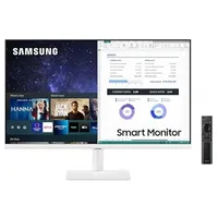 Monitor 27  FHD 1920x1080 HDMI Samsung S27AM501NU LED HDR10 SMART fehér távirán illusztráció, fotó 1