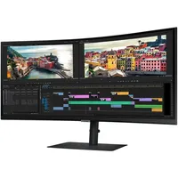 Monitor 34  3440x1440 VA HDMI DP USB USB-C Samsung S34A650UXU illusztráció, fotó 3