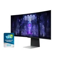 Monitor 34  3440x1440 OLED HDMI DP USB-C Samsung LS34BG850SUXEN illusztráció, fotó 3