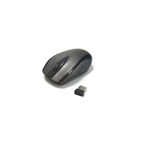 vezetéknélküli opt egér USB feket illusztráció, fotó 1