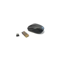 vezetéknélküli opt egér USB feket illusztráció, fotó 2
