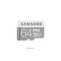 Memória-kártya 64GB MicroSD kártya ADAPTERREL Class10 Samsung PRO MB-MG64EA/EU illusztráció, fotó 1