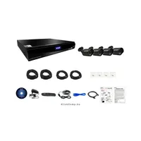 KGuard IP alapú megfigyelőrendszer szett, NVR 720P/120fps, Cloud, QR kód, 4db k illusztráció, fotó 5