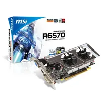 R6570-MD1GD3/LP GDDR3 PCIe DVI/HDMI/DSUB illusztráció, fotó 1