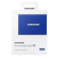 2TB külső SSD USB3.2 Samsung T7 kék illusztráció, fotó 5