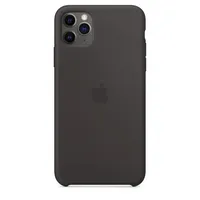 Apple iPhone 11 Pro Max fekete szilikon hátlap tok illusztráció, fotó 1