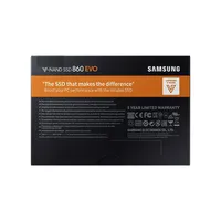 500GB SSD SATA3 Samsung EVO 860 Series illusztráció, fotó 2