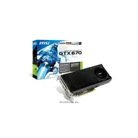 N670GTX-PM2D2GD5/OC nVidia GDDR5 2GB 256bit PCI-E videokártya illusztráció, fotó 1