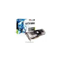 N690GTX P3D4GD5 nVidia GDDR5 4GB 512bit PCI-E videokártya illusztráció, fotó 1