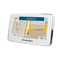 Navigáció NAVON N490 Plus fehér 4,3  iGO8 Európa élettartam térképpel GPS illusztráció, fotó 1