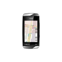 Nokia Asha 305 Dual SIM Silver White mobiltelefon illusztráció, fotó 1