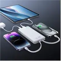 Baseus Airpow Lite gyorstöltő powerbank 10000 mAh 22.5W beépített USB Type-C és illusztráció, fotó 5