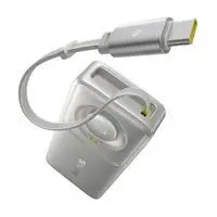 Baseus Free2Pull gyorstöltő powerbank 10000 mAh, 30W, beépített USB Type-C kábe illusztráció, fotó 3