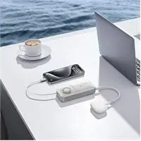 Baseus Free2Pull gyorstöltő powerbank 10000 mAh, 30W, beépített USB Type-C kábe illusztráció, fotó 5